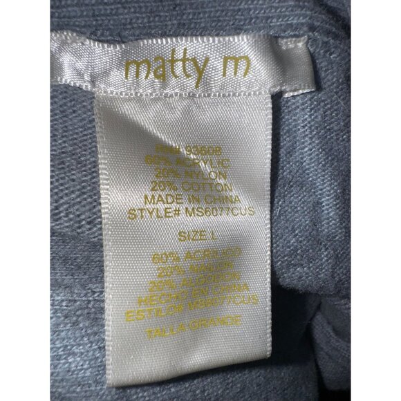 Gray Long Open Front Cardigan With Pockets Womens Size L - Picture 3 of 8